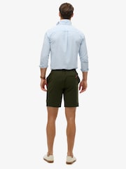 Superdry Green Classic 19 Inch Logo Board Shorts - Image 4 of 8