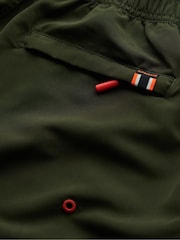 Superdry Green Classic 19 Inch Logo Board Shorts - Image 8 of 8