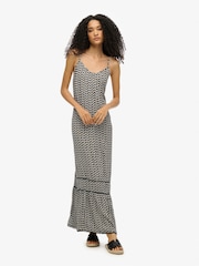 Superdry Black Cami Maxi Dress - Image 1 of 5