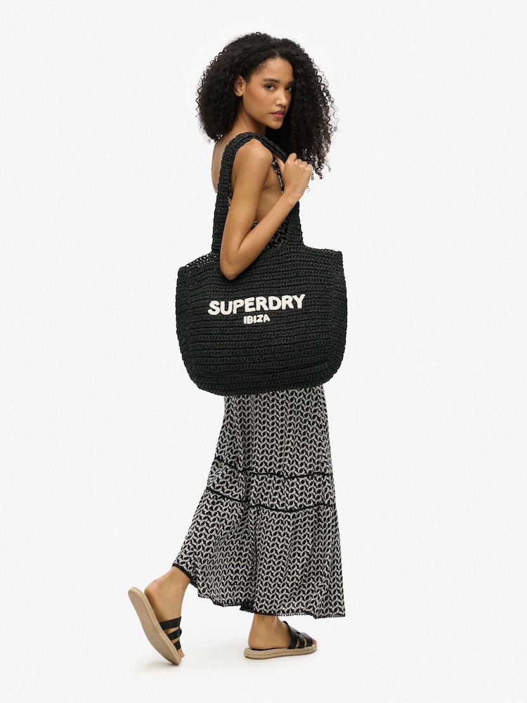 Superdry Black Cami Maxi Dress - Image 2 of 5