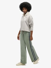 Superdry Green Athletic Essentials Logo Straight Joggers - Image 1 of 5