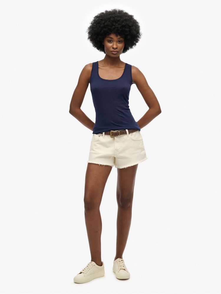 Superdry Blue Studios Lightweight Racer Vest Top - Image 1 of 5