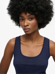 Superdry Blue Studios Lightweight Racer Vest Top - Image 4 of 5