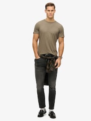 Superdry Brown Classic Essential T-Shirt - Image 4 of 6