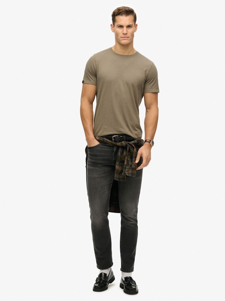Superdry Brown Classic Essential T-Shirt - Image 6 of 6