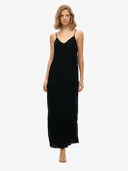Superdry Black Cami Maxi Dress - Image 1 of 5