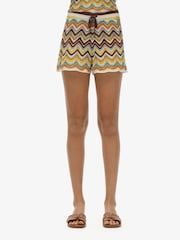 Superdry Zigzag Knit Shorts - Image 1 of 7