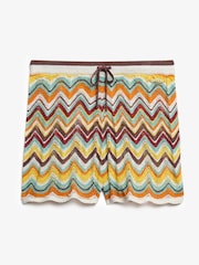 Superdry Zigzag Knit Shorts - Image 6 of 7