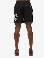 Superdry Black Sportswear Logo 17 Inch Swim Shorts - Image 5 of 9