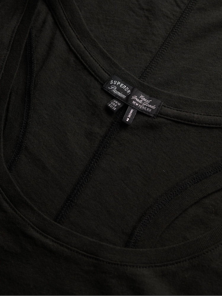 Superdry Grey Studios Lightweight Racer Vest Top - Image 6 of 6