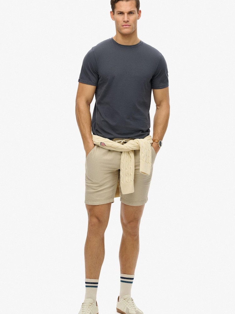 Superdry Blue Classic Essential T-Shirt - Image 1 of 6