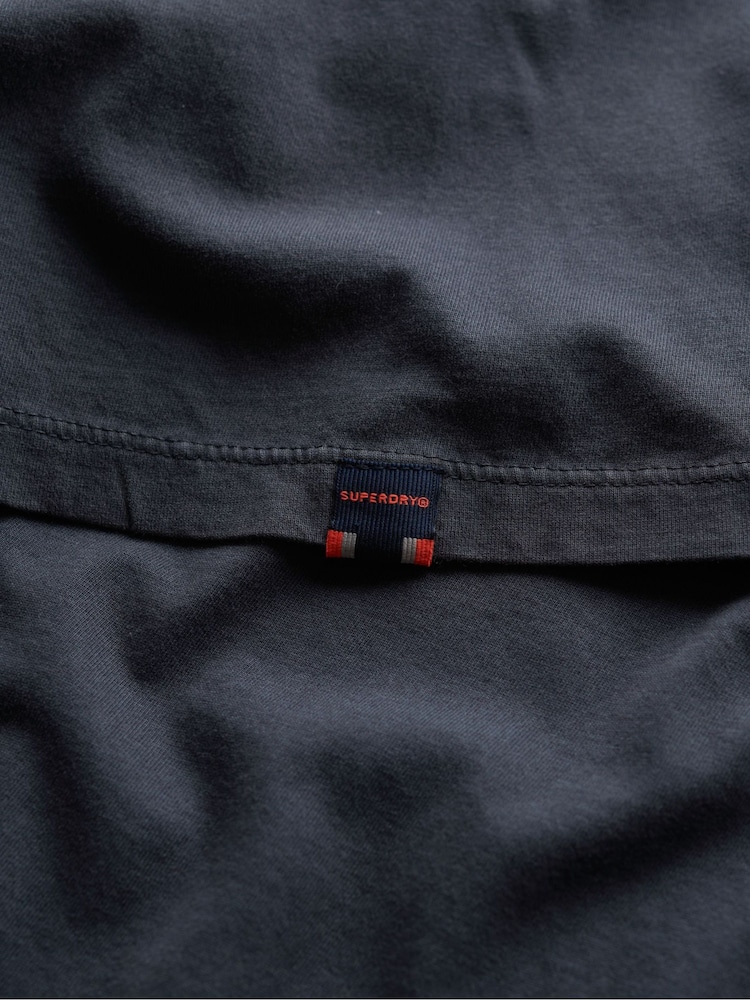 Superdry Blue Classic Essential T-Shirt - Image 2 of 4