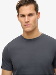 Superdry Blue Classic Essential T-Shirt - Image 6 of 6