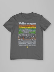 All + Every Grey Mens Volkswagen Autumn Maintenance 100% Cotton T-Shirt - Image 3 of 4