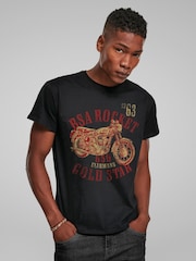 All + Every Black Mens BSA Rocket 650 Clubmans Star T-Shirt - Image 1 of 4
