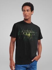 All + Every Black Mens The Matrix Resurrections Glitch In T-Shirt - Image 2 of 4