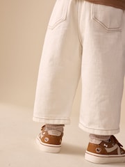 Tan Brown Dogs Standard Fit (F) Touch Fastening Skate Trainers - Image 3 of 8