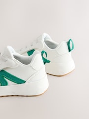 أبيض/أخضر - حذاء رياضي برباط قابل للتمدد إغلاق باللمس - صورة 6 من 8