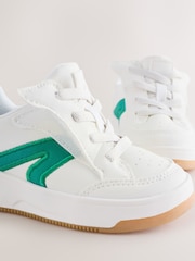 أبيض/أخضر - حذاء رياضي برباط قابل للتمدد إغلاق باللمس - صورة 8 من 8