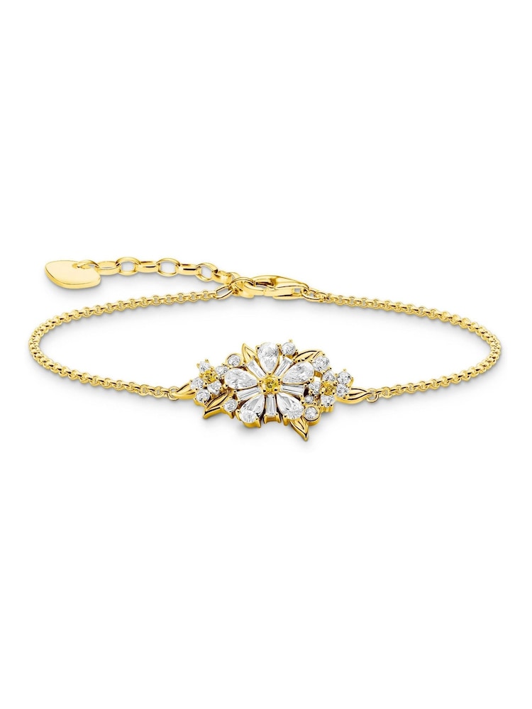 Thomas Sabo Yellow Lovely Daisy Bracelet With Flower Bouquet - Image 1 of 2