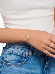 Thomas Sabo Yellow Lovely Daisy Bracelet With Flower Bouquet - Image 2 of 2