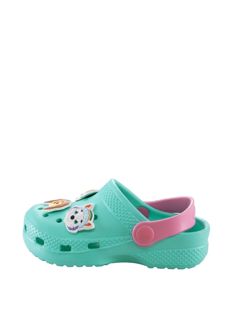 Character Green PAW Patrol Liberty Everest And Skye Clogs Sandals - Image 4 of 6