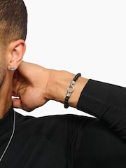 Thomas Sabo Black Bead Obsidian Bracelet - Image 2 of 2