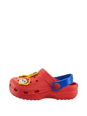 Character Red PAW Patrol Rubble Marshall And Chase Clogs Sandals - Image 3 of 6