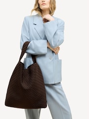 NAGHEDI Chocolate Large Nomad Hobo Bag - Image 1 of 6