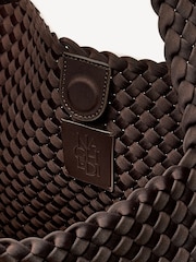 NAGHEDI Chocolate Large Nomad Hobo Bag - Image 6 of 6