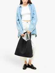 NAGHEDI Black Large Nomad Hobo Bag - Image 1 of 6