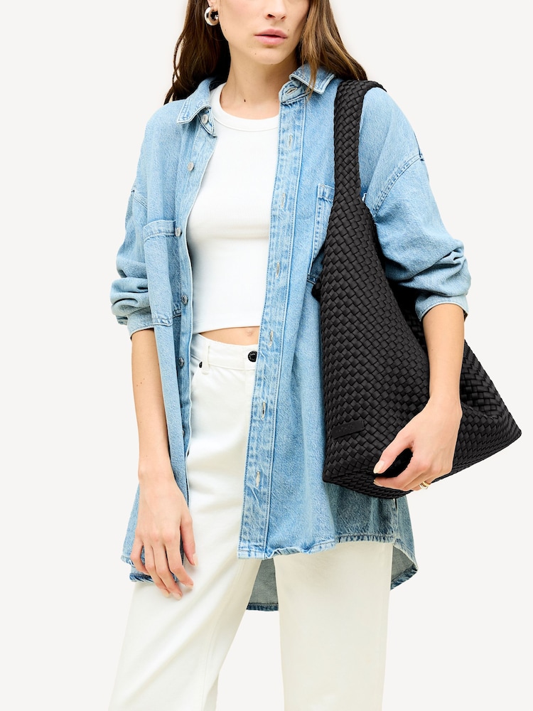 NAGHEDI Black Large Nomad Hobo Bag - Image 2 of 6