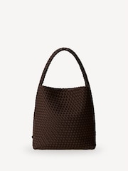 NAGHEDI Chocolate Brown Medium Nomad Hobo Bag - Image 1 of 6