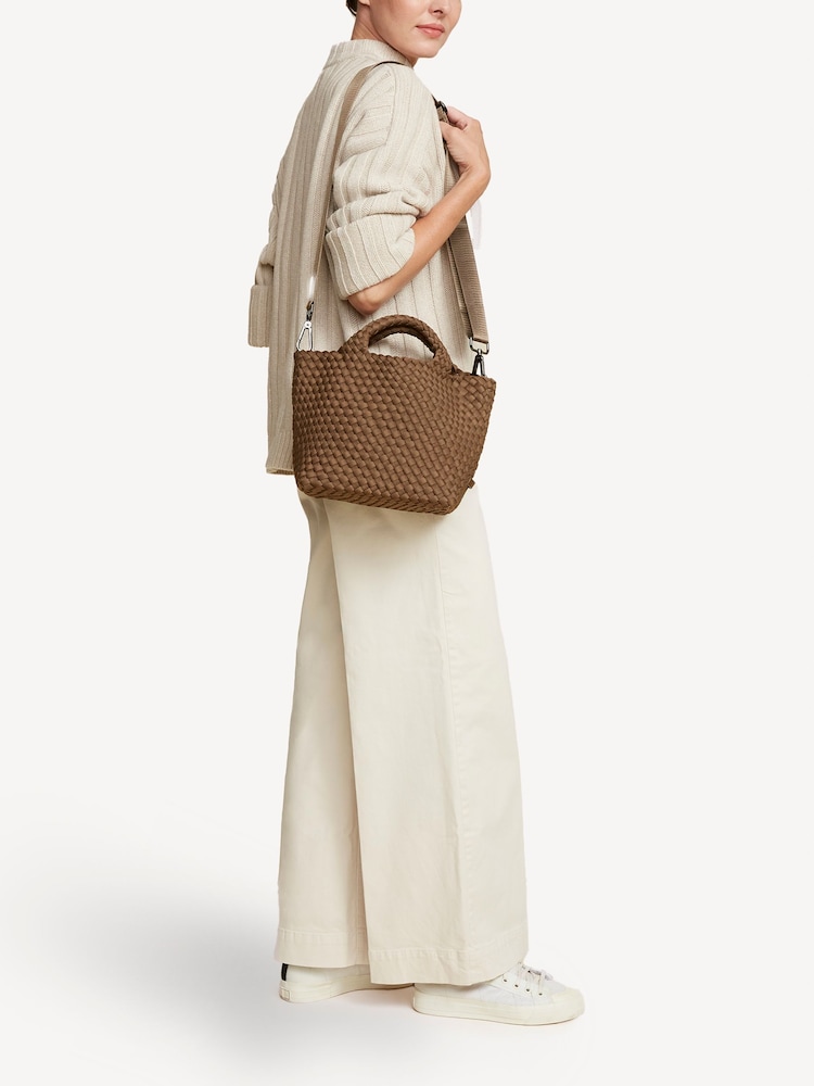 NAGHEDI Mink Brown Small ST Barths Tote Bag - Image 6 of 6 NAGHEDI Mink Brown Small ST Barths Tote Bag - Image 6 of 6