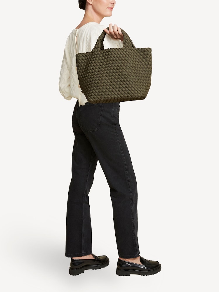 NAGHEDI Green Medium ST Barths Tote Bag - Image 10 of 10 NAGHEDI Green Medium ST Barths Tote Bag - Image 10 of 10