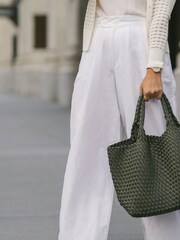 NAGHEDI Green Medium ST Barths Tote Bag - Image 7 of 10
