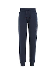 Tommy Hilfiger Blue Essential Pure Cotton Logo Joggers - Image 10 of 12