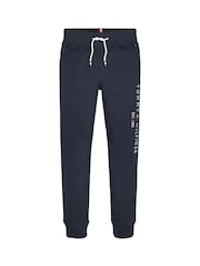 Tommy Hilfiger Blue Essential Pure Cotton Logo Joggers - Image 12 of 12