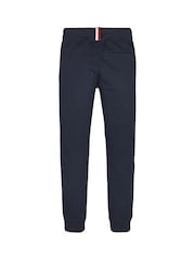 Tommy Hilfiger Blue Essential Pure Cotton Logo Joggers - Image 7 of 12