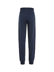 Tommy Hilfiger Blue Essential Pure Cotton Logo Joggers - Image 8 of 12