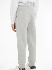 Tommy Hilfiger Grey Essential Pure Cotton Logo Joggers - Image 2 of 10