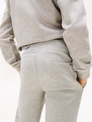 Tommy Hilfiger Grey Essential Pure Cotton Logo Joggers - Image 5 of 10