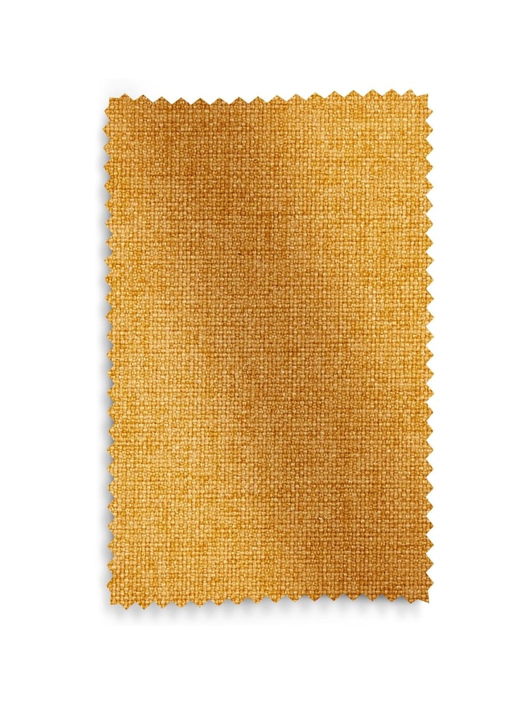 Soft Marl Ochre Yellow Ashton Upholstered Storage Stool - Image 5 of 5