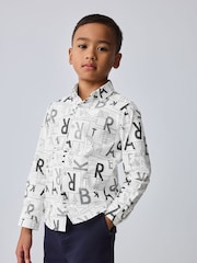 Baker by Ted Baker White Printed Shirt - Image 1 of 11