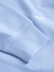 self. Powder Blue Hoodie - Image 7 of 8