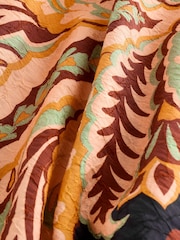 Black/Green Paisley Midi Slip Summer Dress - Image 8 of 8