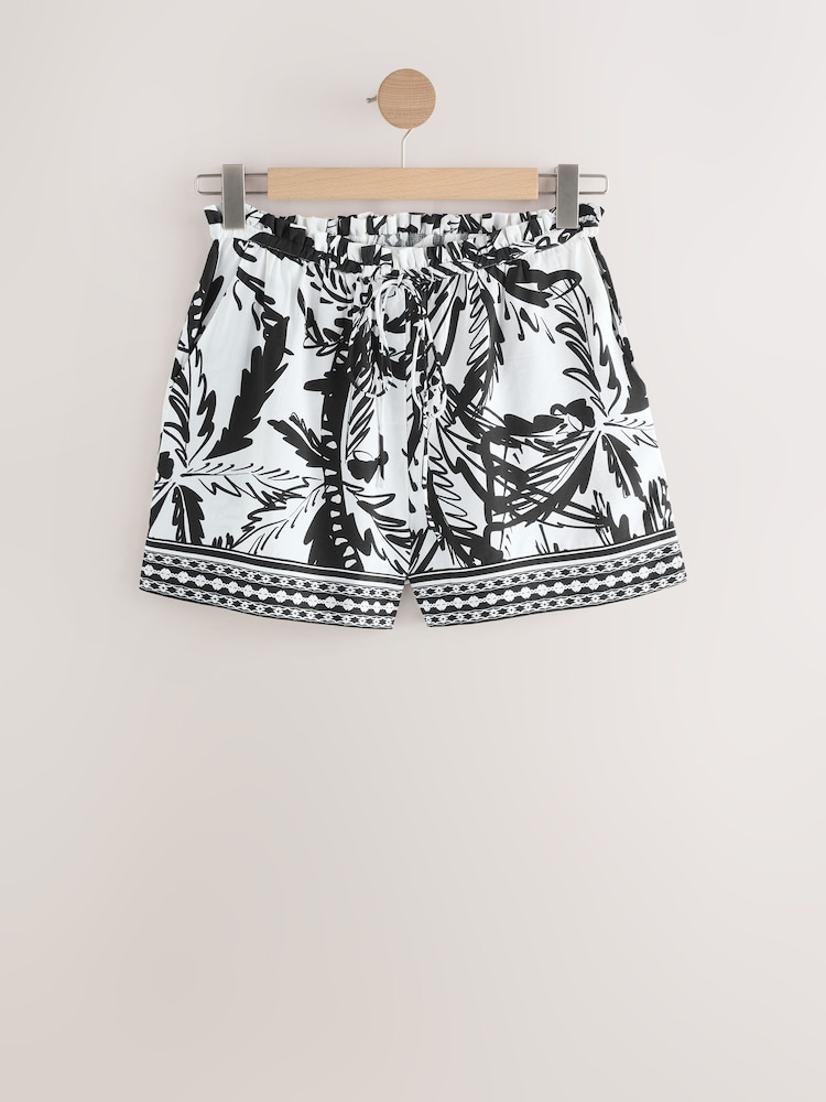 Monochrome Summer Beach Shorts - Image 1 of 3 Monochrome Summer Beach Shorts - Image 1 of 3