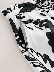 블랙/크림 팜 - 여름 비치 쇼츠 - 7의 이미지 6