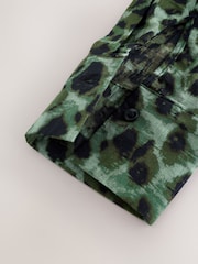 Verde/negro - Camisa ligera de playa - Imagen 3 de 4