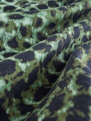 කොළ/කළු - වෙරළ ආවරණ කමිසය - 8න් 8 වන රූපය